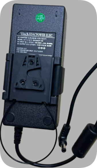 *Brand NEW*15V 6A 90W Level VI LPS Certified Photography Power Supply | Complete DC Cord